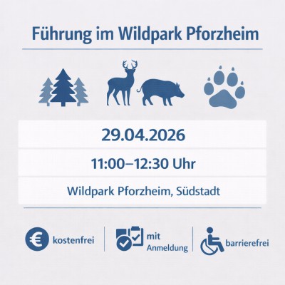 Führung im Wildpark Pforzheim mit Luchsfütterung